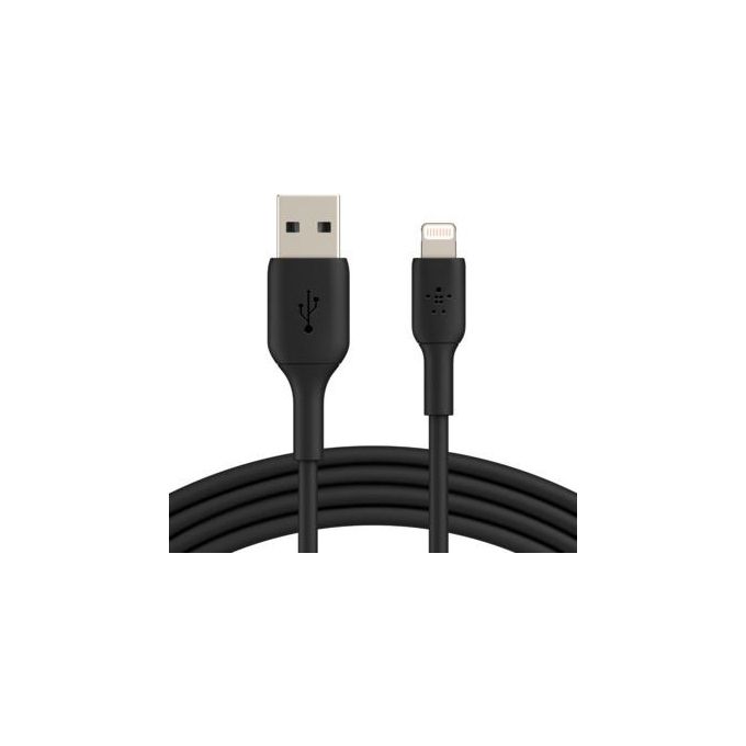 Belkin Boost Charge Cavo da Lightning a USB 2mt PVC Nero Belkin Boost Charge Cavo da Lightning a USB 2mt PVC Nero