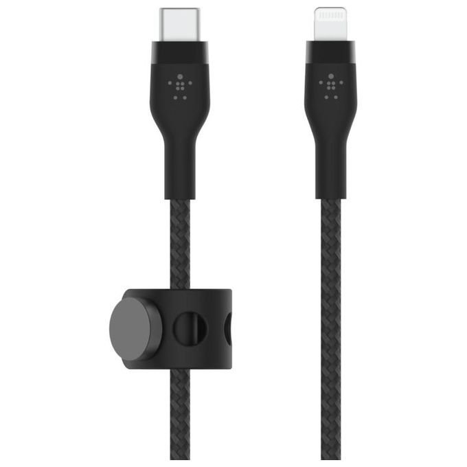 Belkin BoostCharge Cavo Pro Flex Lightning-Usb-C 15W 1mt Nero Belkin BoostCharge Cavo Pro Flex Lightning-Usb-C 15W 1mt Nero