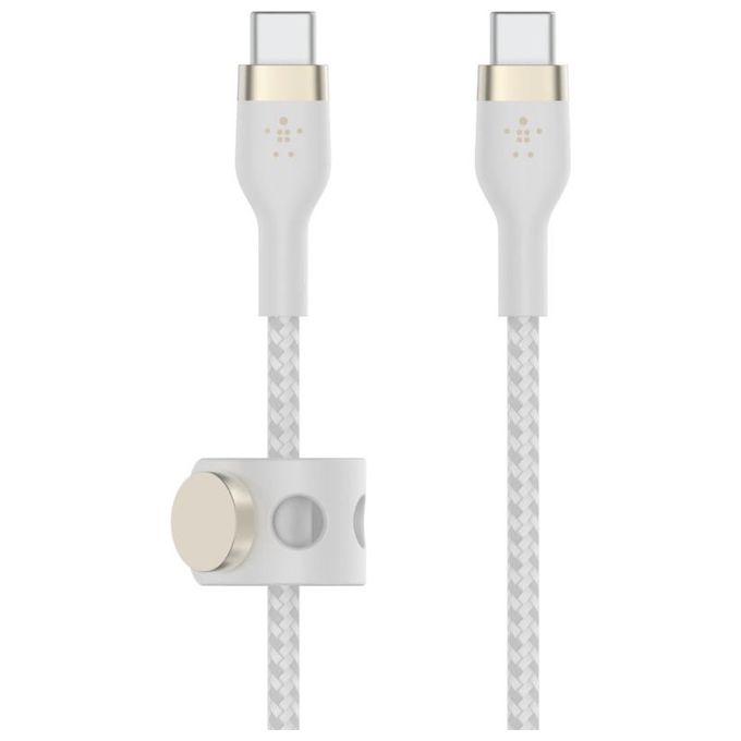 Belkin CAB011BT3MWH BOOST↑CHARGE PRO Flex Cavo USB C a USB C 3 m 60 W Bianco