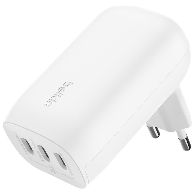 Belkin - Caricabatteria Boostcharge Da Parete A 3 Porte Usb-bianco