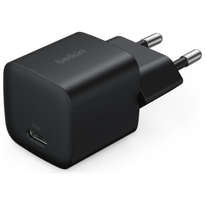 Belkin - Caricabatteria Da Parete Usb-c Da 25 W Boostcharge-nero