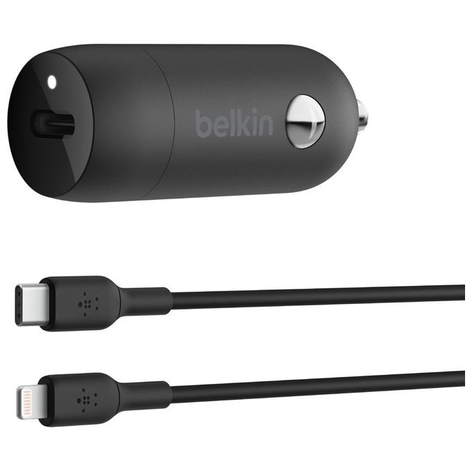 Belkin - Caricabatterie Da Auto 30w Con Porta Usb Pps-nero
