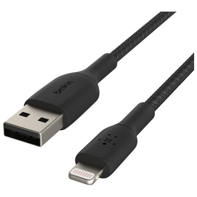 Belkin Cavo di Ricarica-Sincronizzazione Lightning 2mt Nero
