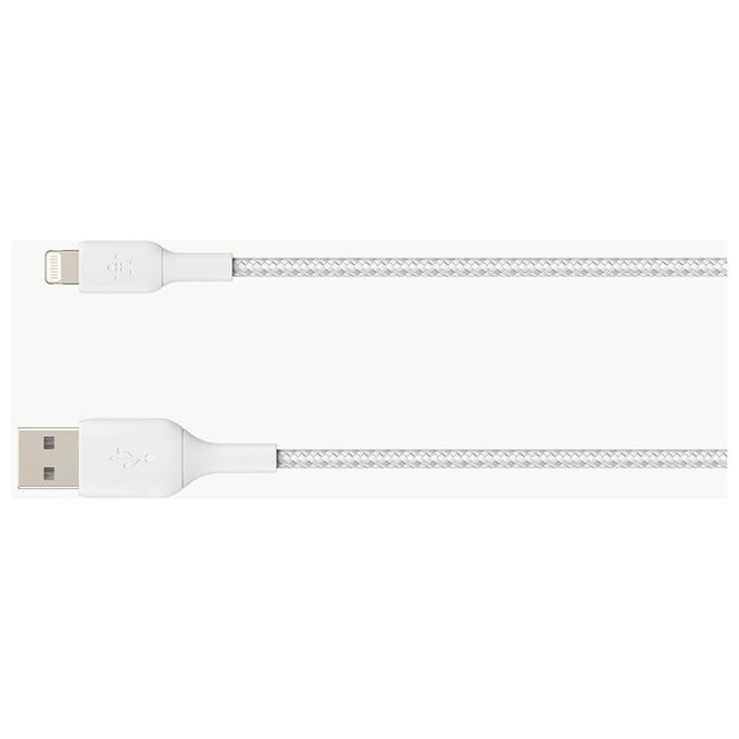 Belkin - Cavo Intrecciato Da Usb-a A Lightning 2m-bianco