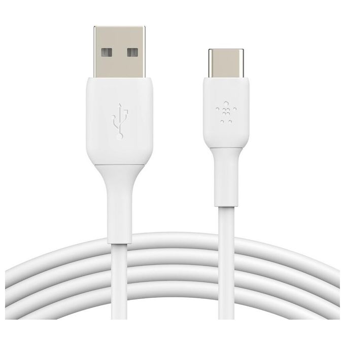 Belkin - Cavo Usb-a To Usb-c Pvc 1m Twin Pack-bianco