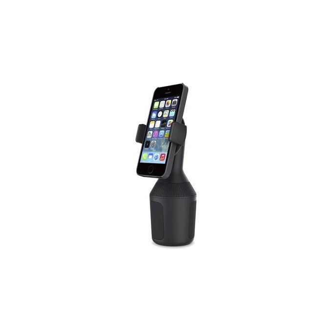 Belkin F8J168BT Supporto per Smartphone da Portabicchieri Auto Rotazione 360° Inclinazione 90° colore Nero