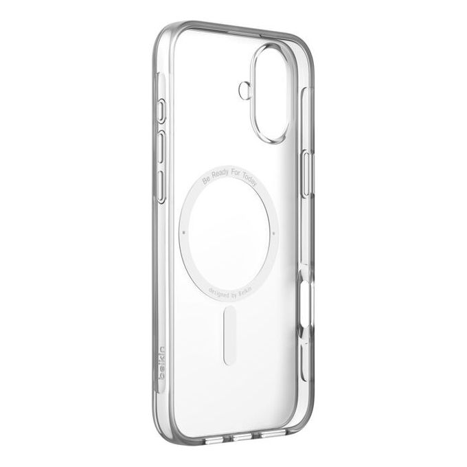 Belkin MSA026HQCL Custodia Trasparente per iPhone 16 Plus Compatibile Magsafe Anti-graffio Belkin MSA026HQCL Custodia Trasparente per iPhone 16 Plus Compatibile Magsafe Anti-graffio
