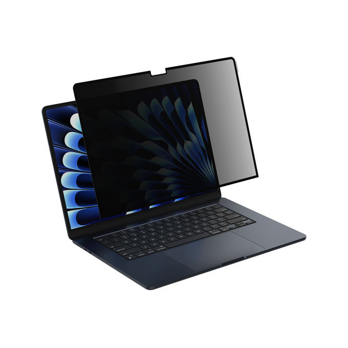 Belkin OVA153ZZ Protezione Schermo Antiriflesso 38,9 cm (15.3'') Filtro Privacy Per MacBook Air 15'' M2-M3 ScreenForce TruePrivacy