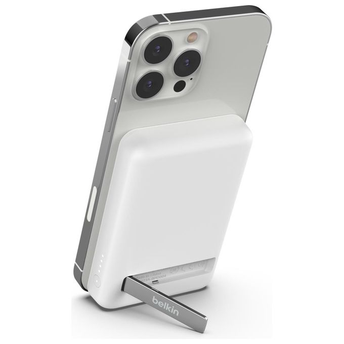 Belkin PowerBank Wireless Magnetica 5.000mAh Bianco Belkin PowerBank Wireless Magnetica 5.000mAh Bianco