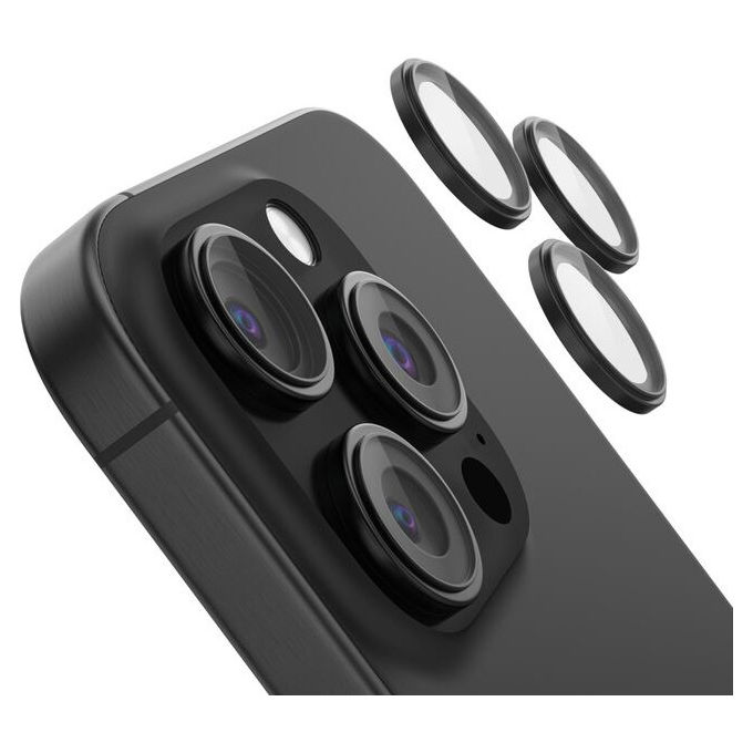 Belkin ScreenForce OVA182HQBK Protezione Obiettivo Fotocamera Vetro Temperato iPhone 16 Pro-16 Pro Max 3 pz Belkin ScreenForce OVA182HQBK Protezione Obiettivo Fotocamera Vetro Temperato iPhone 16 Pro-16 Pro Max 3 pz