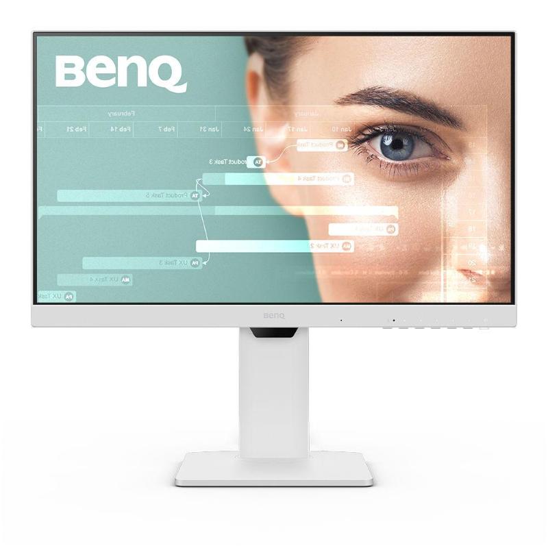 Benq gw2486tc monitor per smart working 24â? ips 1080p fhd usb-c (65w) 100hz eye-care ergonomico hub usb refresh rate elevato 99% di srgb hdmi display port certificato tÃ?v