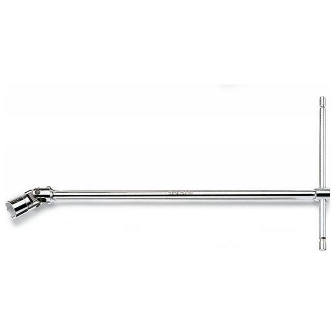 Beta 009520022 952 Chiave a T con Bussola Esagonale Snodata 22 mm Acciaio Cromato UNI 6743 Lunghezza 500 mm