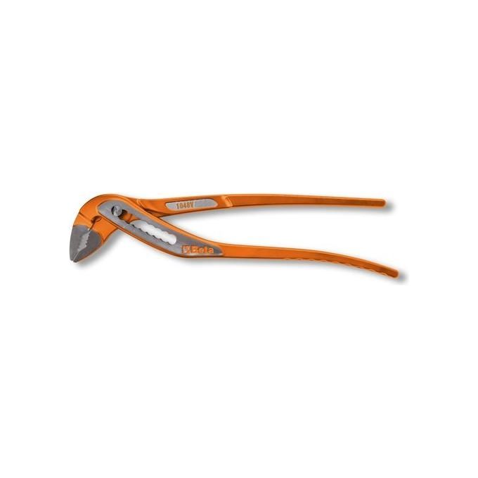 BETA 010480120 Pinza Regolabile 9 Posizioni Ganasce Concave Cerniera Chiusa colore Arancio