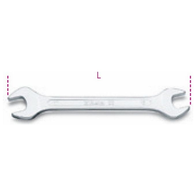 Beta 55 36X41 Chiave a Forchetta Doppia 36x41 mm Lunghezza 375 mm Cromata colore Acciaio Beta 55 36X41 Chiave a Forchetta Doppia 36x41 mm Lunghezza 375 mm Cromata colore Acciaio