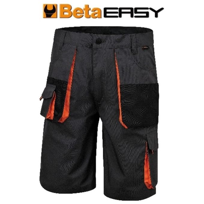 BETA Bermuda Easy Canvas Grigio Taglia XS