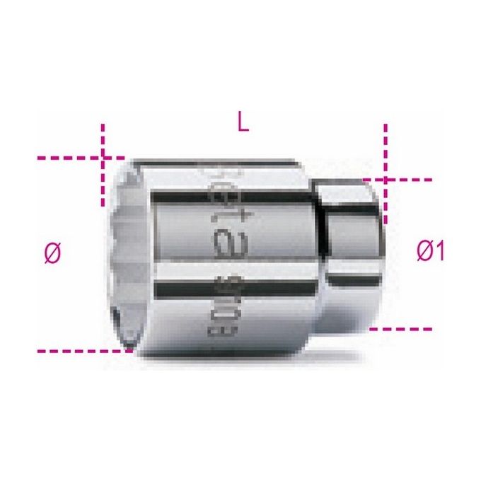 Beta Chiave A Bussola Poligonal 3-8 22Mm