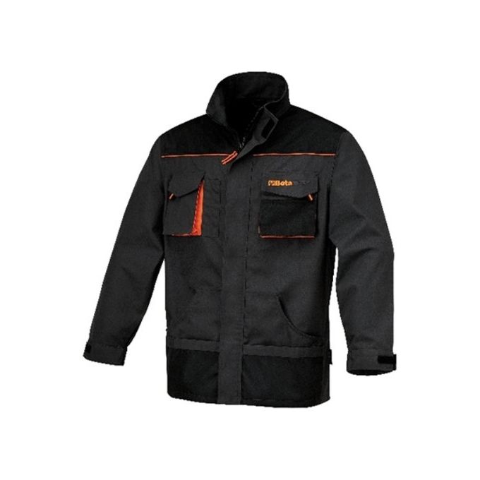 BETA Giacca Easy Canvas Grey Taglia S in Tessuto Resistente e Traspirante BETA Giacca Easy Canvas Grey Taglia S in Tessuto Resistente e Traspirante