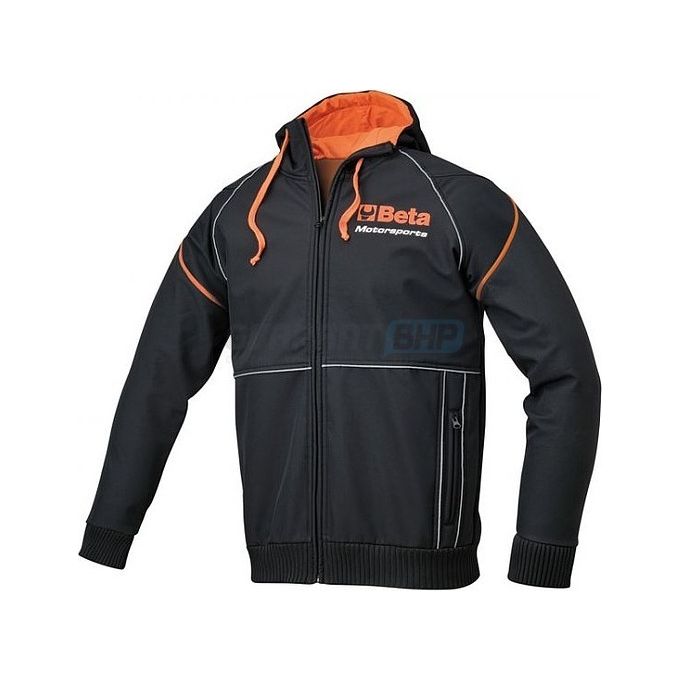 BETA Giacca Softshell Racing con Cappuccio per Biciclette City Bike per Comfort e Protezione