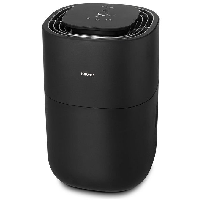 Beurer 10069 LB 200 Umidificatore per ambienti fino a 30 m² Tecnologia di evaporazione a freddo 3 livelli di velocita' Funzione di asciugatura del filtro Display digitale colore Nero Beurer 10069 LB 200 Umidificatore per ambienti fino a 30 m² Tecnologia di evaporazione a freddo 3 livelli di velocita' Funzione di asciugatura del filtro Display digitale colore Nero