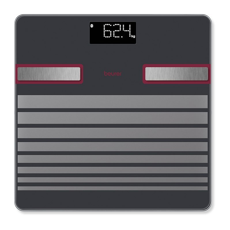 Beurer - Bilancia Pesapersone Bf 451 Limited Edition 2025-nero E Bordeaux