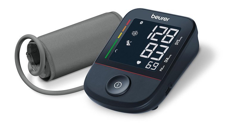 BEURER BM 48 BT Misuratore di Pressione da Braccio, Display XL, Bluetooth, USB-C Integrata, Rileva le Aritmie