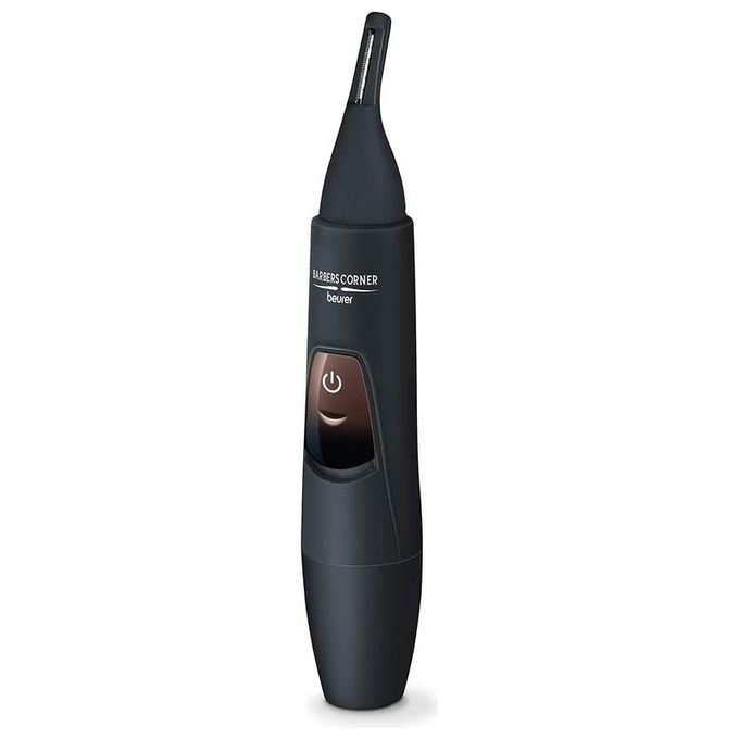 Beurer HR2000 Rifinitore di Precisione Naso Orecchie Sopracciglia lama acciaio inox IPX4 batteria AA colore Nero