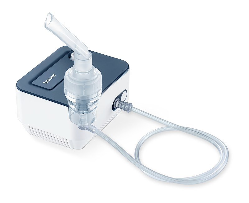BEURER IH 16 Aerosol ad Aria Compressa per il Trattamento delle Vie Respiratorie, Adatto a Tutti i Tipi di Medicinali, Adulti e Bambini
