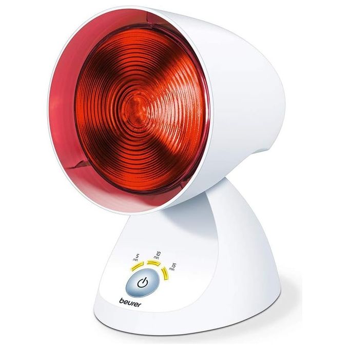 Beurer IL-35 Lampada a Raggi Infrarossi Terapia del Calore 150W timer digitale 3 livelli inclinazione regolabile colore Bianco Beurer IL-35 Lampada a Raggi Infrarossi Terapia del Calore 150W timer digitale 3 livelli inclinazione regolabile colore Bianco