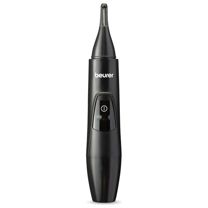 Beurer MN2X Rifinitore di Precisione 3 in 1 Naso Orecchie Sopracciglia 3 Accessori IPX4 a Batteria colore Nero