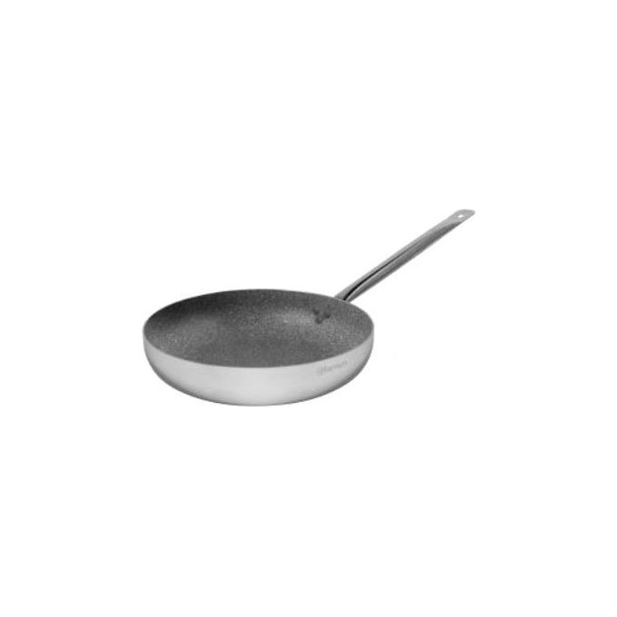 Bialetti 402505 Grande Famiglia Deluxe Padella Antiaderente 32 cm Alluminio Petravera Plus Induzione colore Argento