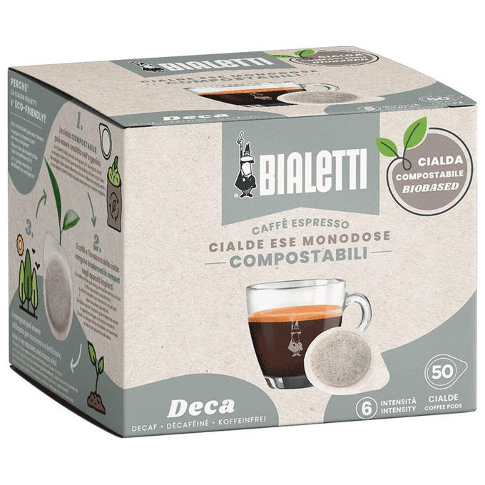 Bialetti - Box Cialde Decaff. 50 Pz-verde