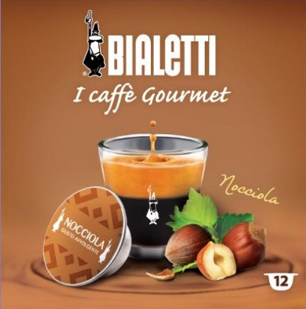 BIALETTI Caffè in capsule BOX 12 CAPSULE NOCCIOLA, Capsule Bialetti