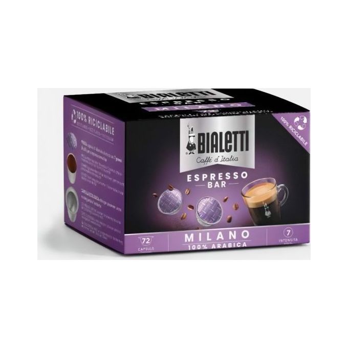 BIALETTI Caffè in capsule MULTIPACK 72 CAPS MILANO, Capsule Bialetti