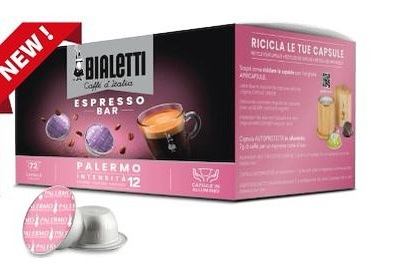 BIALETTI Caffè in capsule MULTIPACK 72 CAPS PALERMO, Capsule Bialetti, 0,71 kg