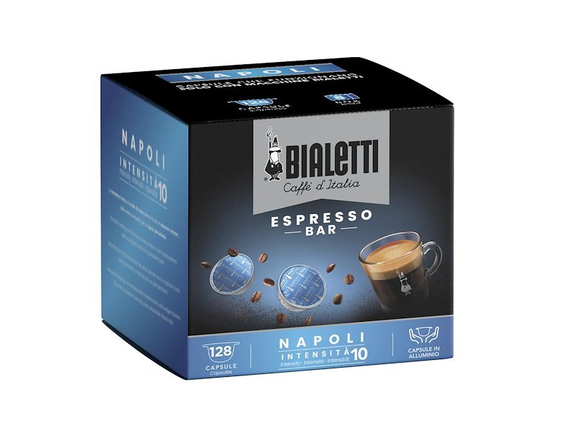 BIALETTI Caffè in capsule MULTIPACK NAPOLI 128 CPS, Capsule Bialetti