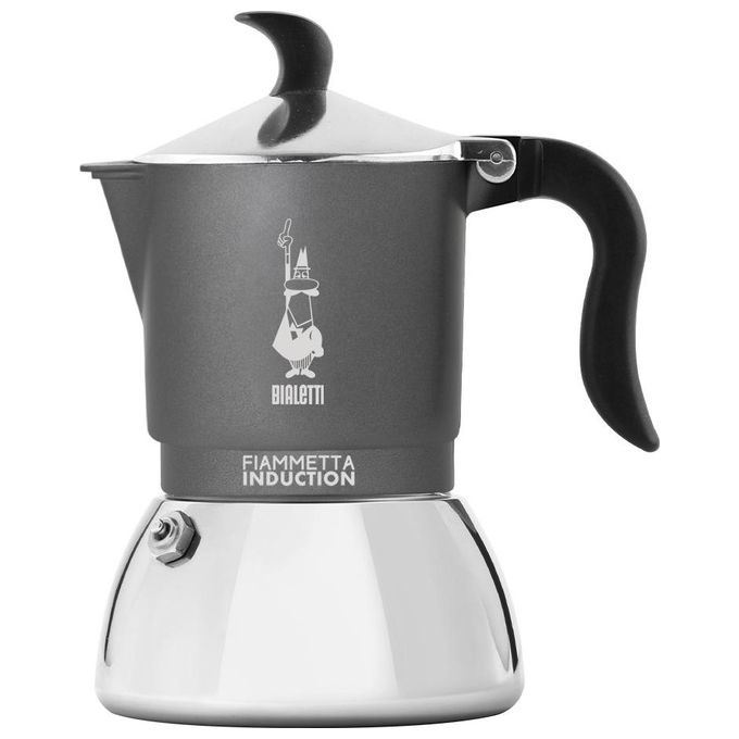 Bialetti - Caffettiera Fiammetta Ind. 2tz-grigio