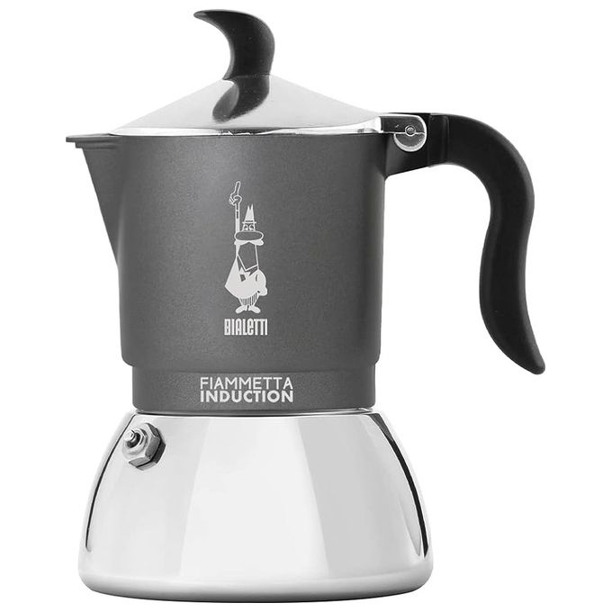 Bialetti - Caffettiera Fiammetta Ind. 4tz-grigio