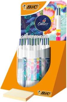 Bic 4 Colours Decor Espositore da 30 penne a sfera a scatto - Punta media da 10 mm - Inchiostro a base di olio - 4 colori Bic 4 Colours Decor Espositore da 30 penne a sfera a scatto - Punta media da 10 mm - Inchiostro a base di olio - 4 colori