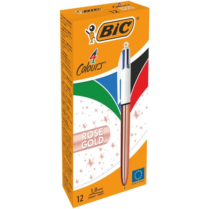 BIC 504894 penna a sfera Nero Blu Verde Rosso Penna a sfera multifunzione Medio