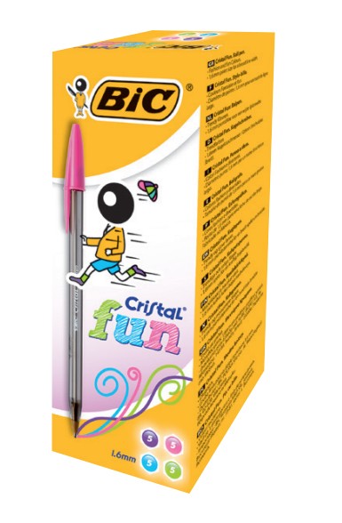 BIC Cristal Fun Viola Penna a sfera