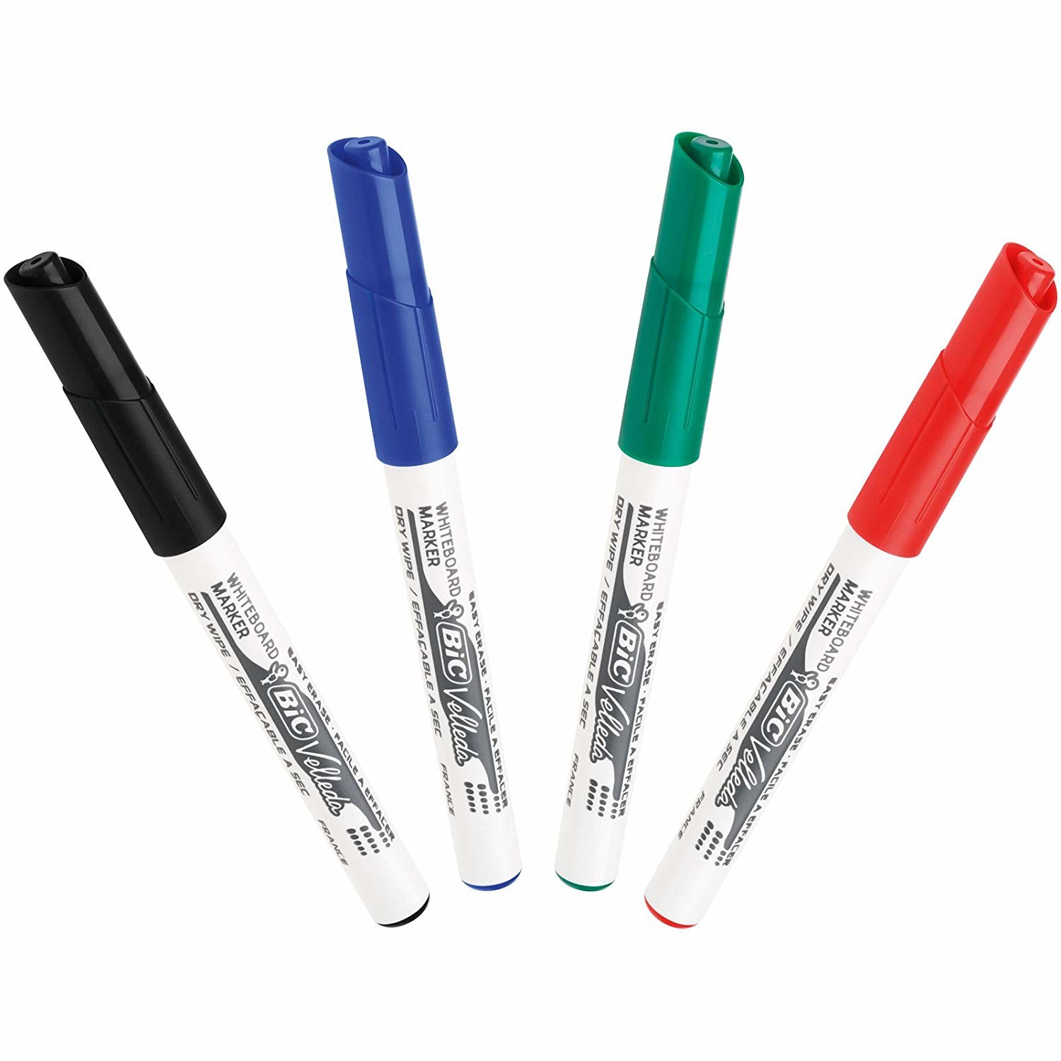 BIC Velleda 1741 evidenziatore 4 pz Tipo di punta Nero Blu Verde Rosso BIC Velleda 1741 evidenziatore 4 pz Tipo di punta Nero Blu Verde Rosso