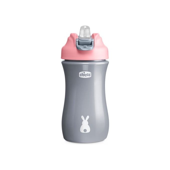 Bicchiere bimbo Pop Up 2+ (350ml) Rosa e Grigio 0000692010000