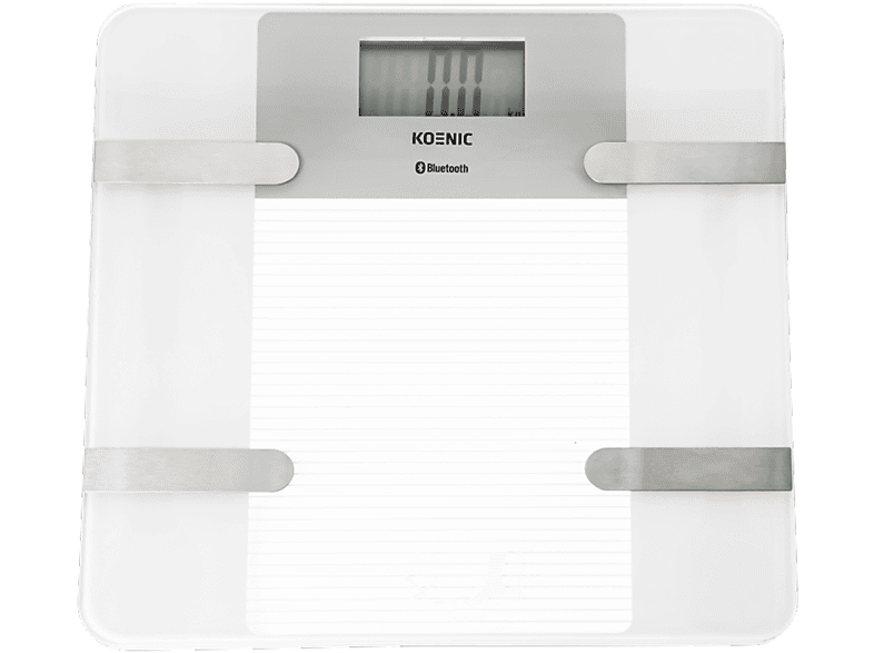 Bilancia Pesapersone KOENIC KPS 15122, Smart, Analizza 15 dati Composizione Corporea, Display LCD, Max 150 Kg