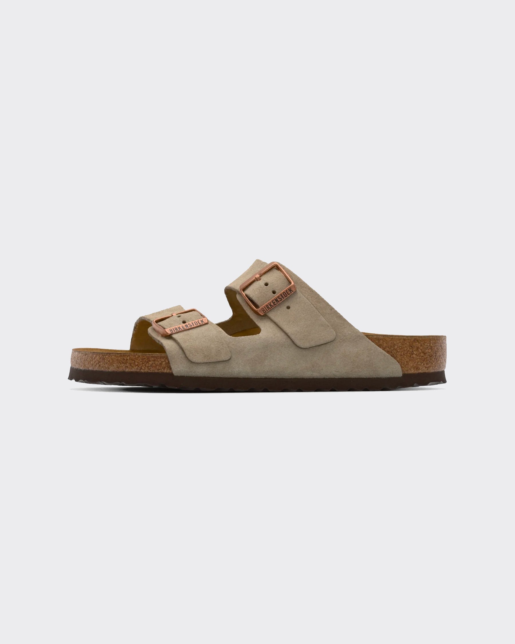 Birkenstock Ciabatta Arizona Suede Leather Taupe