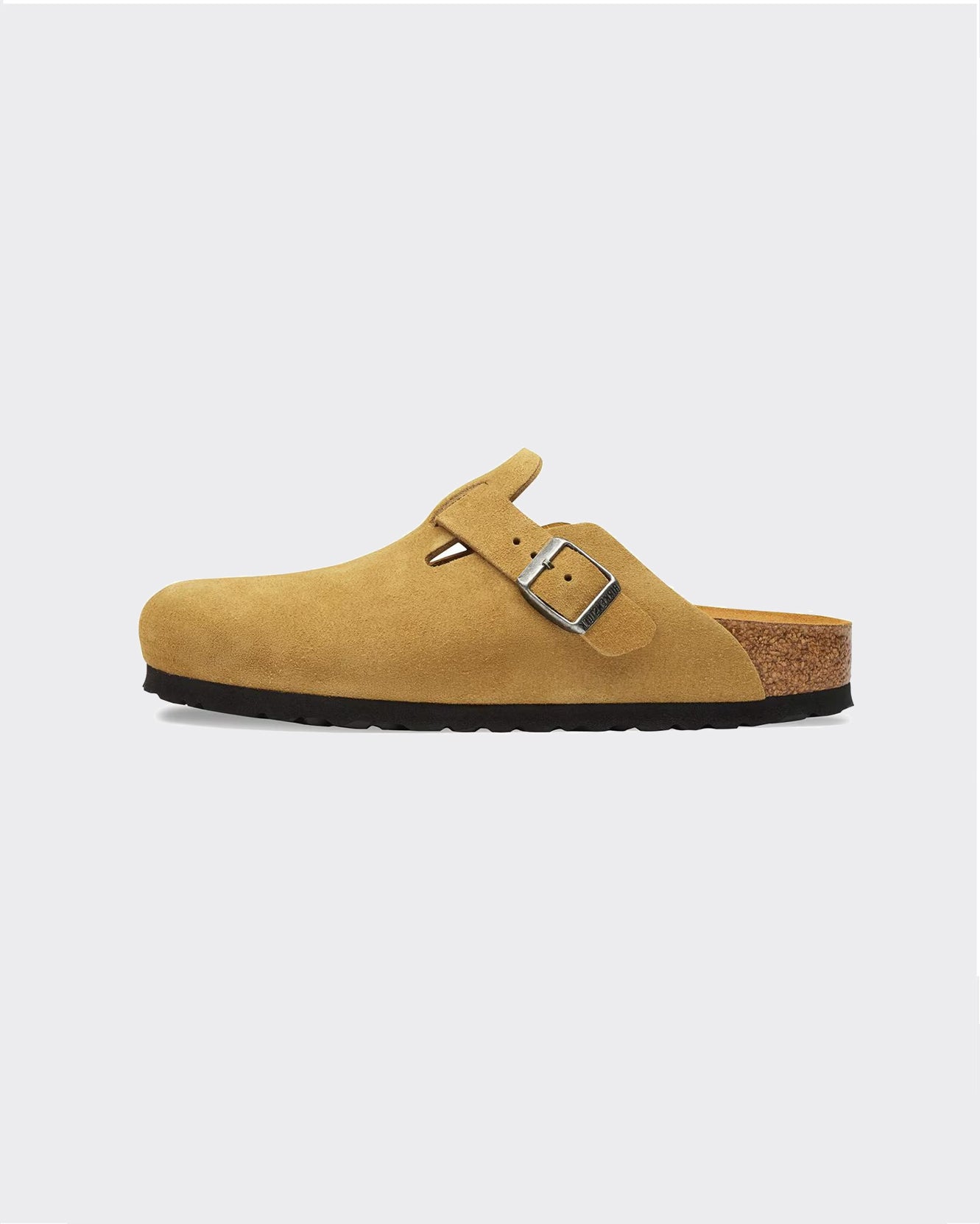 Birkenstock Ciabatta Boston Suede Softbed Tonal Cork Brown