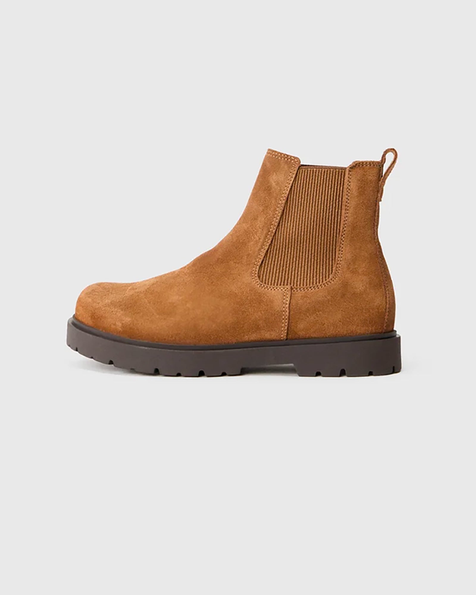 Birkenstock Stivale W Highwood Slip On Suede Leather Dark Tea