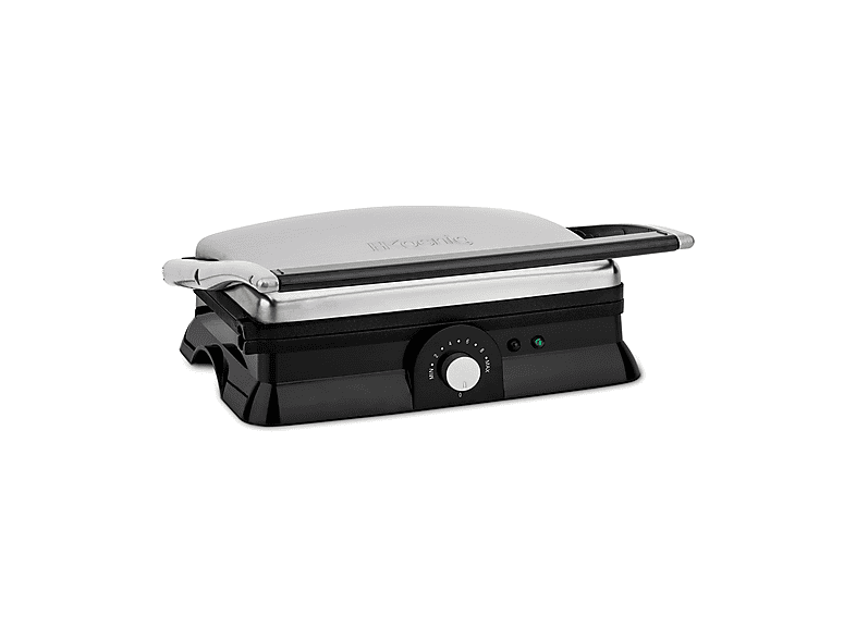 BISTECCHIERA H.KOENIG GR20, Potenza 2000 W, Contenitore olio antiaderente, Argento e nero