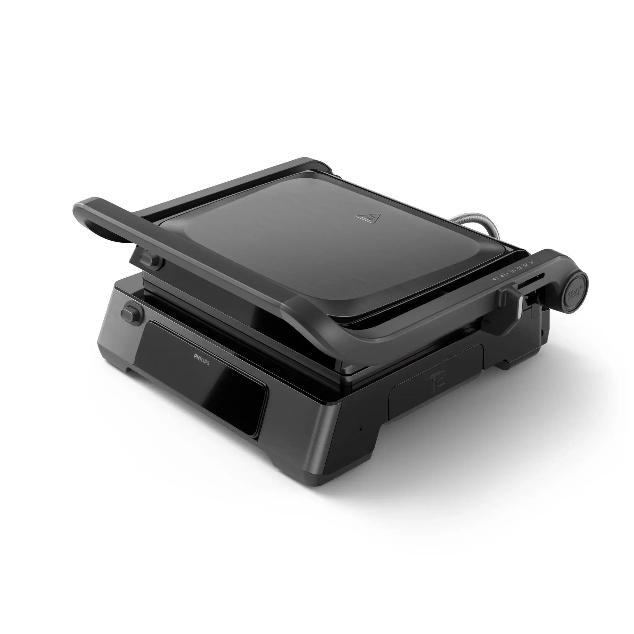 Bistecchiera PHILIPS SERIE 7000 HD6307/70, 2200W, fino a 180°C, 8 funzioni di cottura, con piastre antiaderenti removibili e termometro per alimenti