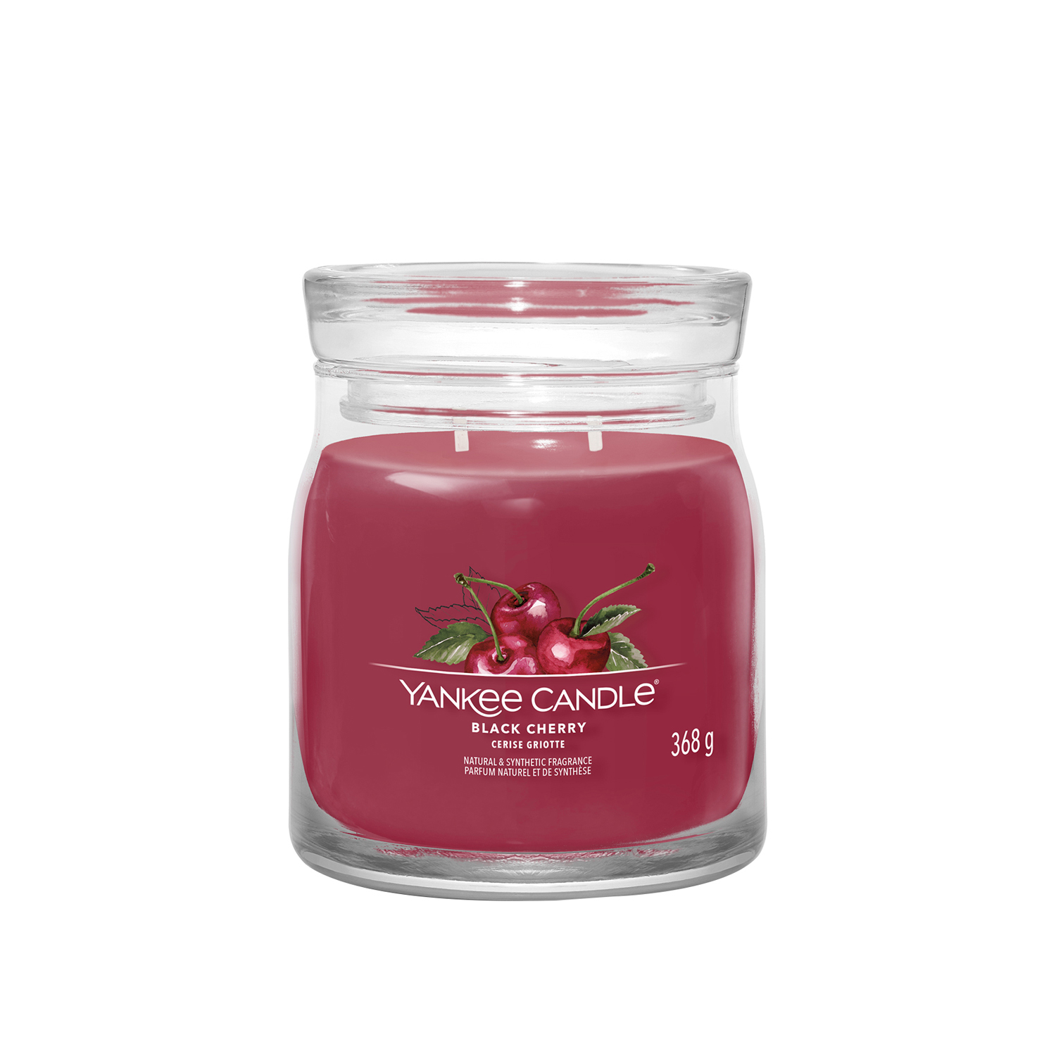 Black Cherry candela in giara media Yankee Candle Black Cherry candela in giara media Yankee Candle