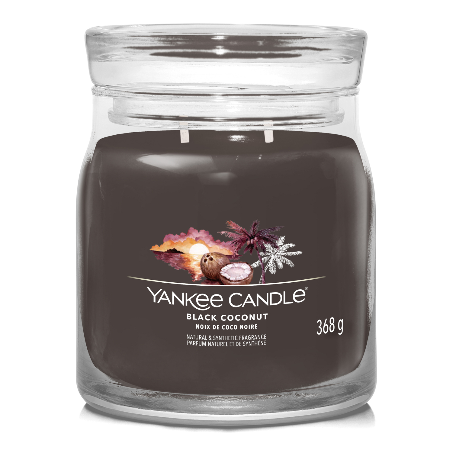 Black Coconut, candela in giara media Yankee Candle